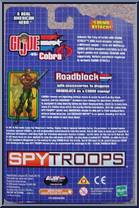 Roadblock vs. Dreadnok Ripper from G.I. Joe vs. Cobra - Spy Troops manufactured by Hasbro [Back]