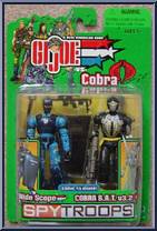 Wide Scope vs. Cobra B.A.T. v3.2 from G.I. Joe vs. Cobra - Spy Troops manufactured by Hasbro [Front]
