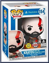 Kratos (Blades Of Chaos) (Glows In The Dark)  from God of War - Pop! Vinyl Figures manufactured by Funko [Front]