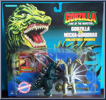 Godzilla vs. Mecha-Ghidorah from Godzilla - King of the Monsters - Collectible Figures manufactured by Trendmasters [Front]