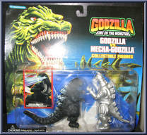 Godzilla vs. Mecha-Godzilla from Godzilla - King of the Monsters - Collectible Figures manufactured by Trendmasters [Front]