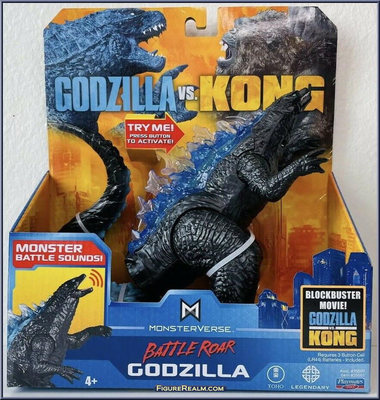 godzilla vs kong deluxe battle roar godzilla with sound