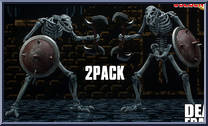 Dead Frame (2-Pack) from Golden Axe - Basic Series manufactured by Storm Collectibles [Loose]