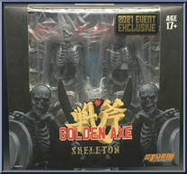 Skeleton Soldier (Black) (2-Pack) from Golden Axe - Basic Series manufactured by Storm Collectibles [Front]