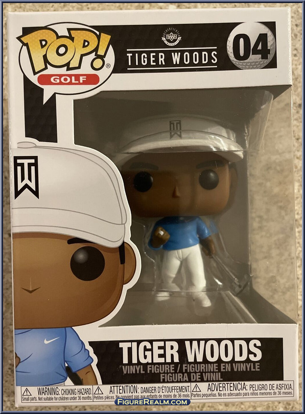 Tiger Woods (Blue Shirt) - Golf - Pop! Vinyl Figures - Funko Action Figure
