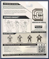 Dennis Knight from Grapplers & Gimmicks - Basic Series manufactured by Hasttel Toy [Back]