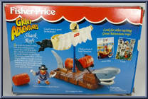 Shark Raft from Great Adventures - Basic Series manufactured by Fisher-Price [Back]