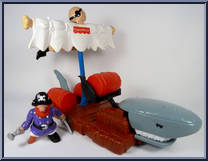 Shark Raft from Great Adventures - Basic Series manufactured by Fisher-Price [Loose]