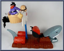 Shark Raft from Great Adventures - Basic Series manufactured by Fisher-Price [Loose]