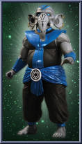 Brother Warth (Blue Lantern) from Green Lantern - Series 5 manufactured by DC Direct [Loose]