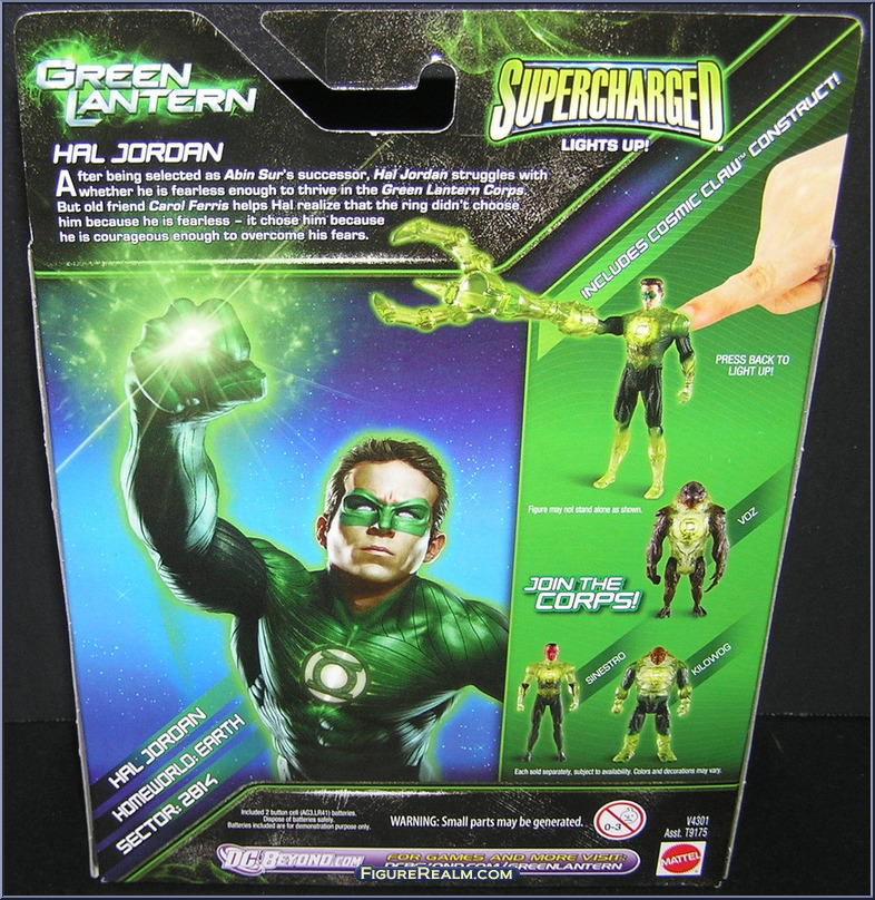 Hal Jordan - Green Lantern - Movie - Supercharged - Mattel Action Figure
