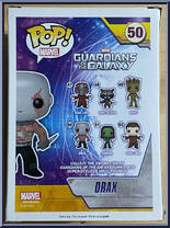 Drax from Guardians of the Galaxy - Pop! Vinyl Figures manufactured by Funko [Back]