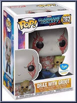Drax (with Groot) from Guardians of the Galaxy - Volume 2 - Pop! Vinyl Figures manufactured by Funko [Front]