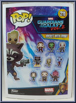 Rocket (with Groot) from Guardians of the Galaxy - Volume 2 - Pop! Vinyl Figures manufactured by Funko [Back]