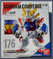 GF13-017NJ Shining Gundam (Super Mode) from Gundam Converge - Series 10 manufactured by Bandai [Front]