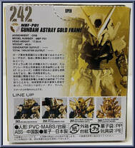 MBF-P01 Gundam Astray Gold Frame from Gundam Converge - Gold Edition manufactured by Bandai [Back]
