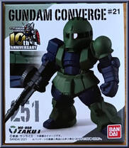 MS-05B Zaku I from Gundam Converge - Series 21 manufactured by Bandai [Front]