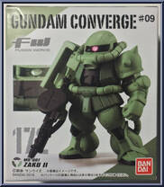 MS-06F Zaku II from Gundam Converge - Series 09 manufactured by Bandai [Front]