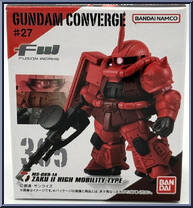 MS-06R-1A Zaku II High Mobility Type (Char's Custom) from Gundam Converge - Series 27 manufactured by Bandai [Front]