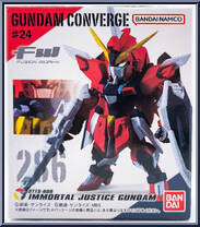 STTS-808 Immortal Justice Gundam from Gundam Converge - Series 24 manufactured by Bandai [Front]