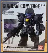 XM-01 Den'an Zon (Black Vanguard Squadron) from Gundam Converge - Series 16 manufactured by Bandai [Front]