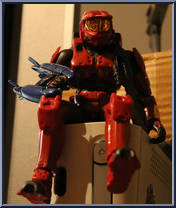 Red Spartan (Yellow Stripes)