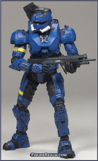 McFarlane Halo Series 2 Spartan Soldier EOD Action Figure [Blue] 