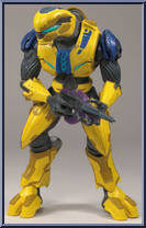 Elite Flight (Yellow) from Halo 3 - Series 7 manufactured by McFarlane [Loose]