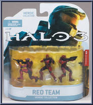 Red Team from Halo 3 - Heroic Collection manufactured by McFarlane [Front]