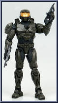 Spartan Mark IV (Black) from Halo 3 - Series 8 manufactured by McFarlane [Loose]