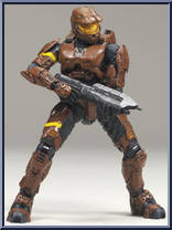 Spartan Soldier Mark VI (Brown) from Halo 3 - 12" Scale manufactured by McFarlane [Loose]