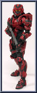 Spartan Warrior (Red) Action Figure