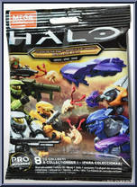 Spartan Mark V (Silver) from Halo - Blind Bags - Series 11 - Clash on the Ring manufactured by Mega Bloks [Front]