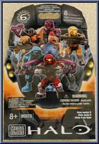 UNSC Spartan Mark V(B) (Gold) from Halo - Blind Bags - Series  6 manufactured by Mega Bloks [Front]
