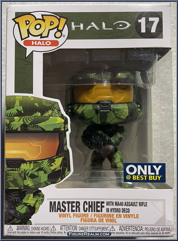 Master Chief (with MA40 Assault Rifle in Hydro Deco) - Halo - Pop ...