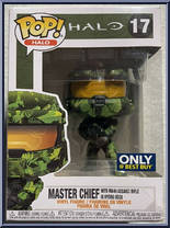 Master Chief (with MA40 Assault Rifle in Hydro Deco) from Halo - Pop! Vinyl Figures manufactured by Funko [Front]