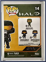 Spartan Mark VII (with VK78 Commando Rifle) from Halo - Pop! Vinyl Figures manufactured by Funko [Back]
