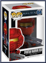 Spartan Warrior (Red) from Halo - Pop! Vinyl Figures manufactured by Funko [Front]