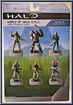 Skirmisher (with Mangler) from Halo Infinite - Series 6 manufactured by Jazwares [Back]