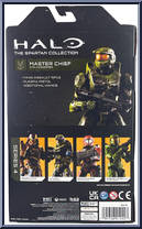 Master Chief from Halo Infinite - Series 4 - Spartan Collection manufactured by Jazwares [Back]