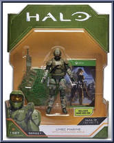 UNSC Marine (with Commando Rifle) from Halo Infinite - Series 1 manufactured by Jazwares [Front]
