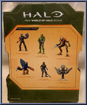 UNSC Marine (with Sniper Rifle) from Halo Infinite (World of Halo) - Series 2 manufactured by Jazwares [Back]