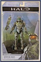 Spartan Buck (with Assault Rifle) from Halo Infinite (World of Halo) - Series 6 manufactured by Jazwares [Front]