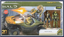 Warthog (with Master Chief & Arbiter) from Halo Infinite (World of Halo) - Vehicles manufactured by Jazwares [Front]