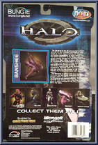 Covenant Banshee from Halo - Series 3 manufactured by Joyride Studios [Back]