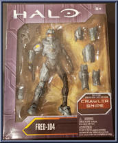 Fred-104 (Crawler Snipe) from Halo - Wave 1 manufactured by Mattel [Front]