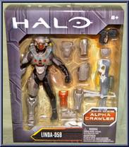 Linda-058 (Alpha Crawler) from Halo - Wave 1 manufactured by Mattel [Front]