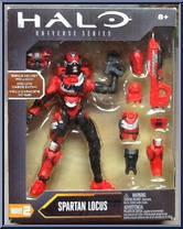 Spartan Locus from Halo - Wave 2 manufactured by Mattel [Front]