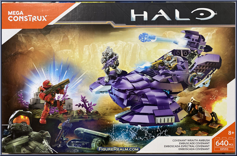 Covenant Wraith Ambush Halo Sets Mega Bloks Action Figure