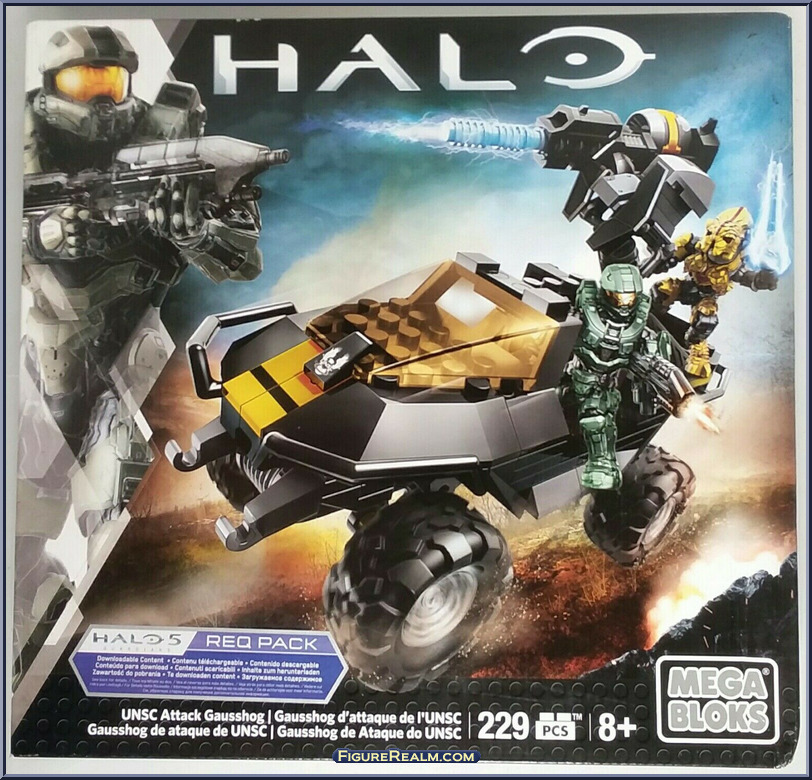 UNSC Attack Gausshog Halo Sets Mega Bloks Action Figure